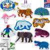 Little Folk Visuals Polar Bear, Polar Bear, What do You Hear? Precut Felt Pieces, 11 Pieces Set view 2