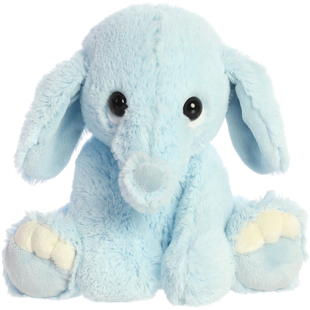 Aurora Playful Lil Benny Phant Baby Stuffed Animal - Soft & Cuddly Toy - Imaginative Play - Blue 9 Inches