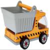 Hape Wooden Dump Truck| Pretend Play Construction Vehicle Toys for Toddlers view 2