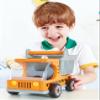 Hape Wooden Dump Truck| Pretend Play Construction Vehicle Toys for Toddlers view 3
