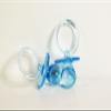 2-1/2" Mini Clear Pacifiers Baby Shower Game Party Decoration Favors (Blue, 144 Pieces) view 1