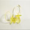2-1/2" Mini Clear Pacifiers Baby Shower Game Party Decoration Favors (Yellow, 144 Pieces) view 1