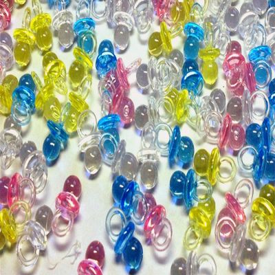 3/4" Mini Clear Pacifiers Baby Shower Game Party Decoration Favors 144pcs (Clear)