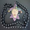 Mad Jester Mardi Gras Bead Necklace New Orleans Beads Carnival Party view 3
