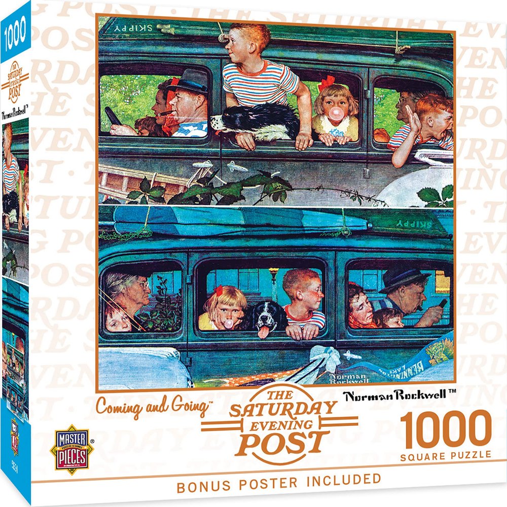 MasterPieces 1000 Piece Jigsaw Puzzle for Adults, Family, Or Youth - Coming and Going - 25"x25"