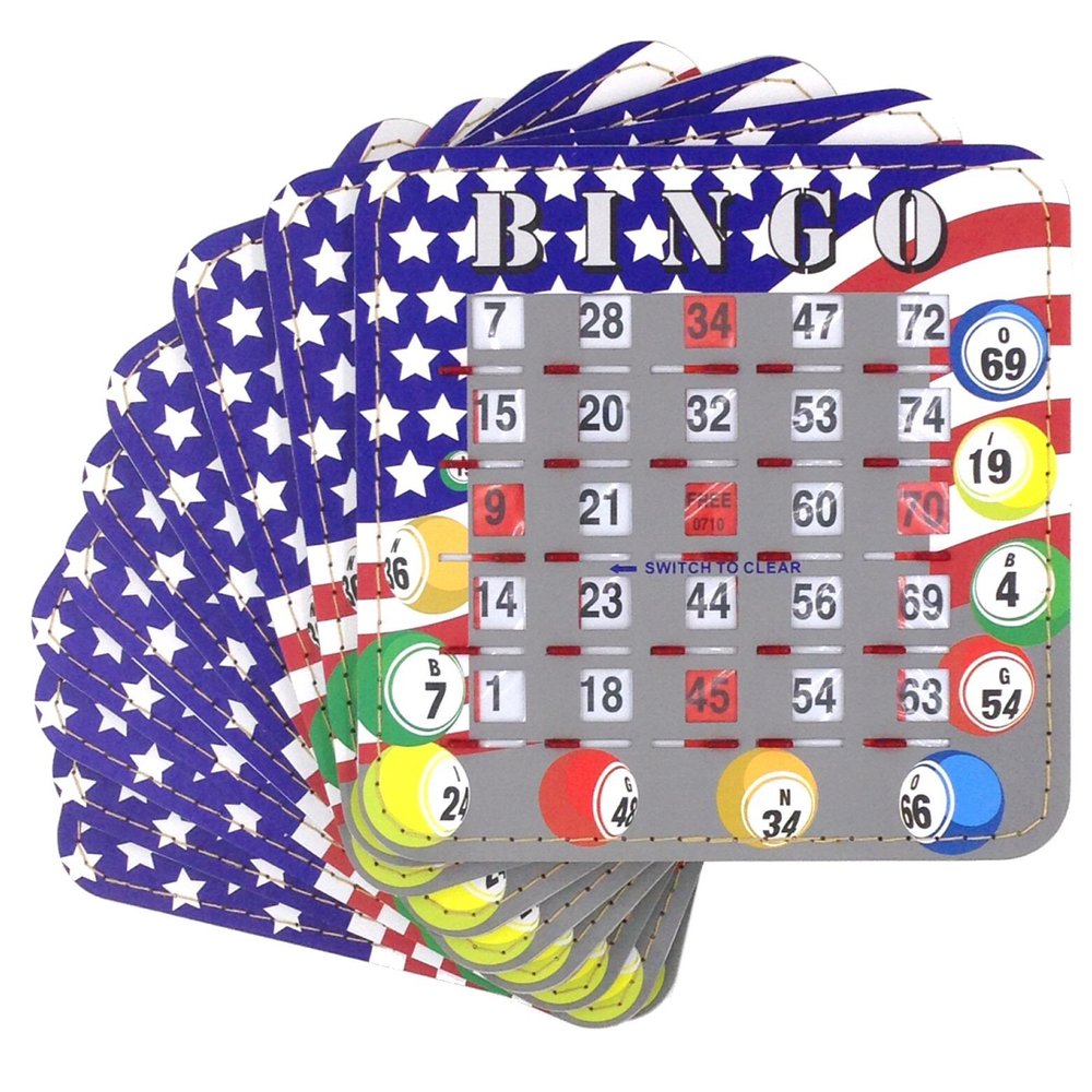 Tapp Collections Bingo Shutter Cards 10-pk - American Flag