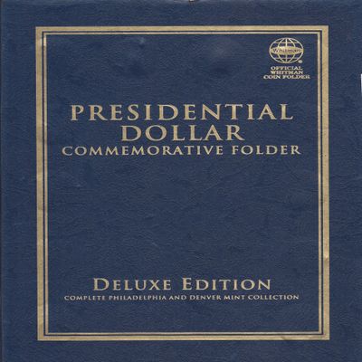 2007-2016 PRESIDENTIAL DOLLAR COMMEMORATIVE FOLDER ALBUM WHITMAN QUADFOLD #1