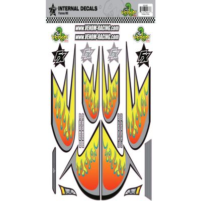 Jamara Jamara460009 Orange/Yellow Decor Hot Rod Flames