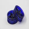 Jamara 50115 Tamiya 5 Spokes Wheel Rim, Fluorescent Blue, 22 mm, Multi Color view 1