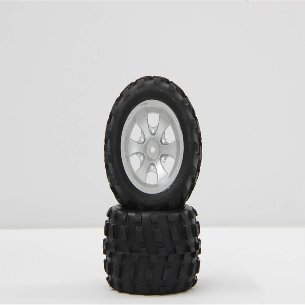 Jamara 59010 2 Pieces Sparkle Front Wheels, 1:18, Multi Color