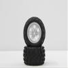 Jamara 59010 2 Pieces Sparkle Front Wheels, 1:18, Multi Color view 1