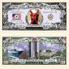 American Art Classics Set of 5-9-11 Justice Osama Bin Laden Victory Bill view 1