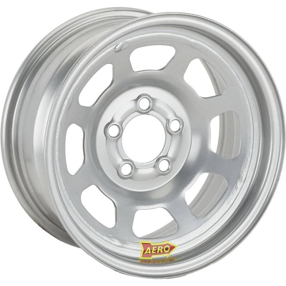 Aero Race Wheels 50-075040 50 Series Silver Powdercoat Roll-Formed Wheels