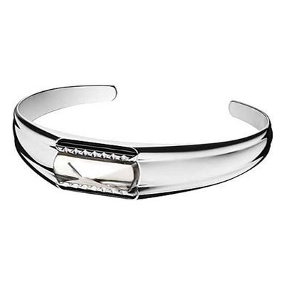 Baccarat Louxor Small Bracelet, Silver and Mist Mirror