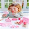 Hape Wooden Beauty Play Set| Kids Pretend Makeup Accessories Beauty Salon Play Set for Kids view 2