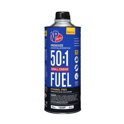 VP Racing Fuels 6235 SEF 50:1 Premixed 2-Cycle Small Engine Fuel, 1 Quart