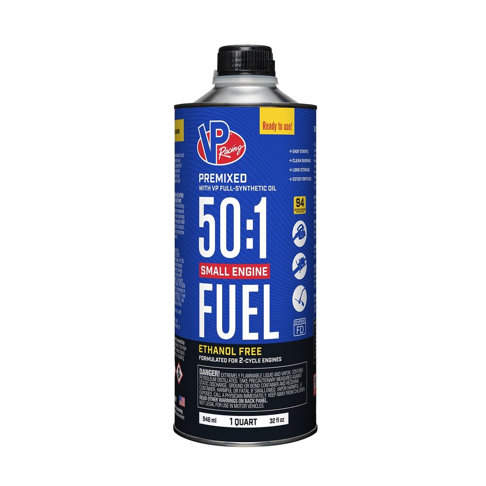 VP Racing Fuels 6235 SEF 50:1 Premixed 2-Cycle Small Engine Fuel, 1 Quart