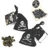 36 Bags Novelty Black Bag of Pirate Filled with Fake Gold - Pyrite Stone view 1