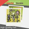 Hey Diddle Diddle Nursery Rhyme Felt Figures | 5 Adorable Felt Board Pieces for Flannel Board. Perfect for Toddlers, Preschool and Kindergarten - Reusable Felt Board Stories view 4