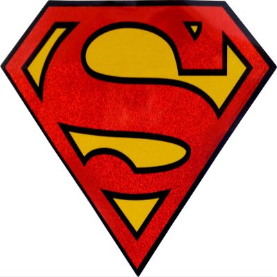 Licenses Products DC Comics Originals Superman Glitter Sticker by Licenses Products