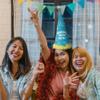 Unique New Years Glitter Cone Party Hat - 18" | 1 Pc view 3