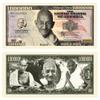 American Art Classics Mahatma Mohandas Karamchand Gandhi Million Dollar Collectible Novelty Bill in Currency Holder view 1