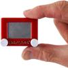 World's Smallest Etch A Sketch, Miniature Drawing Toy, Red, Fully Functional view 1