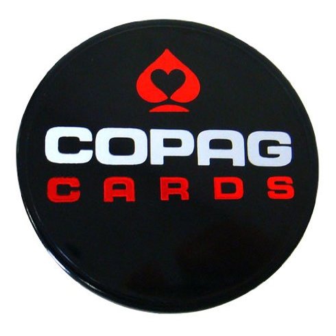Brybelly Double Sided Copag Black Poker Dealer Button!