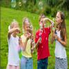 Bubble Gun Refill Solution Bottles (12 Pack of 2oz Bottles) Compatible with Most Bubble Shooter Guns Safe and Non-Toxic, Wand Not Included, Colors May Vary view 2