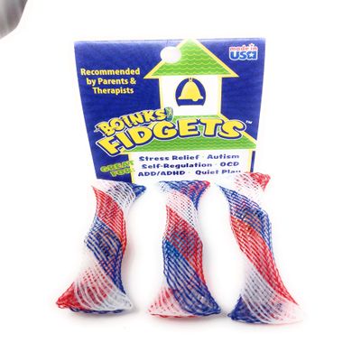 Boinks Fidgets - Sensory Fidget Toy for Focus and To Relieve Anxiety Stress, Nylon Mesh With Marble for Adults and Children
