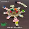 CHH Mexican Train & Chicken Domino Set  Professional Set of 91 Double 12 Dominoes Aluminum Case  Interactive Hub with Sounds view 4