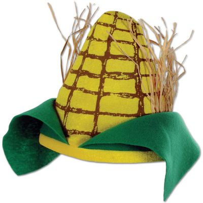 Beistle 60674 Plush Corn Cob Hat44; Pack Of 12