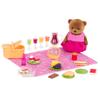 Li'l Woodzeez  20 Pieces Picnic Playset with Baby Bear, Toy Picnic Basket & Blanket, Play Food & Accessories, Doll Playset for Imaginative Play, Gift for 3+ Years view 1