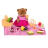 Li'l Woodzeez  20 Pieces Picnic Playset with Baby Bear, Toy Picnic Basket & Blanket, Play Food & Accessories, Doll Playset for Imaginative Play, Gift for 3+ Years view 3