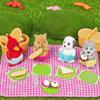 Li'l Woodzeez  20 Pieces Picnic Playset with Baby Bear, Toy Picnic Basket & Blanket, Play Food & Accessories, Doll Playset for Imaginative Play, Gift for 3+ Years view 4