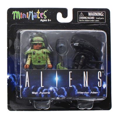 Aliens Minimates Series 1 Sgt. Apone & Warrior Alien 2-Pack