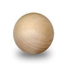 1-3/4 inch Round Wood Ball-Bag of 50