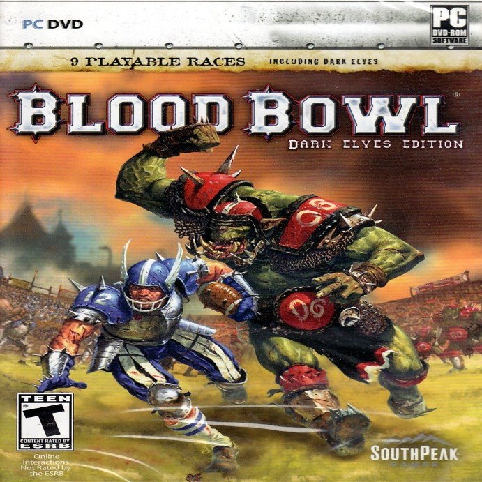 Blood Bowl Dark Elves Edition PC DVD Rom Race Game - 9 Playable Races