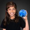 FlashingBlinkyLights 4" Big Blue Light up Bouncy Balls with Flashing LEDs (Set of 6) view 3