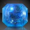 FlashingBlinkyLights Blue Huge Gem Light Up LED Rings (Set of 24) view 3