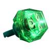 FlashingBlinkyLights Green Huge Gem Light Up LED Rings (Set of 24) view 1