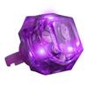 FlashingBlinkyLights Purple Huge Gem Light Up LED Rings (Set of 24) view 1