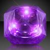 FlashingBlinkyLights Purple Huge Gem Light Up LED Rings (Set of 24) view 2