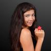FlashingBlinkyLights Red Huge Gem Light Up LED Rings (Set of 24) view 2