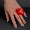 FlashingBlinkyLights Red Huge Gem Light Up LED Rings (Set of 24) view 3