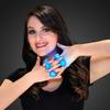 FlashingBlinkyLights Light Up Blue Glowing LED Ring (Set of 12) view 2