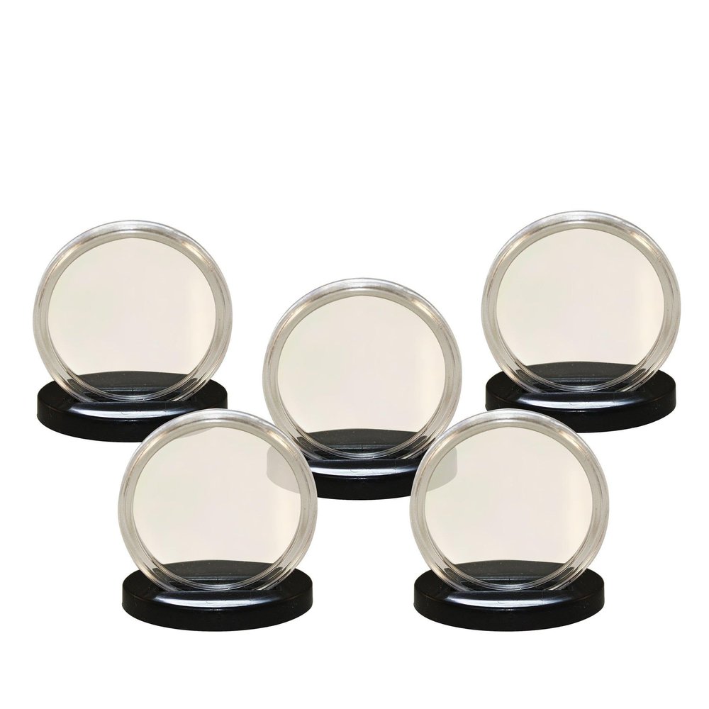 5 Coin Capsules & 5 Coin Stands for Presidential $1 / SACAGAWEA $1 Airtight 26mm