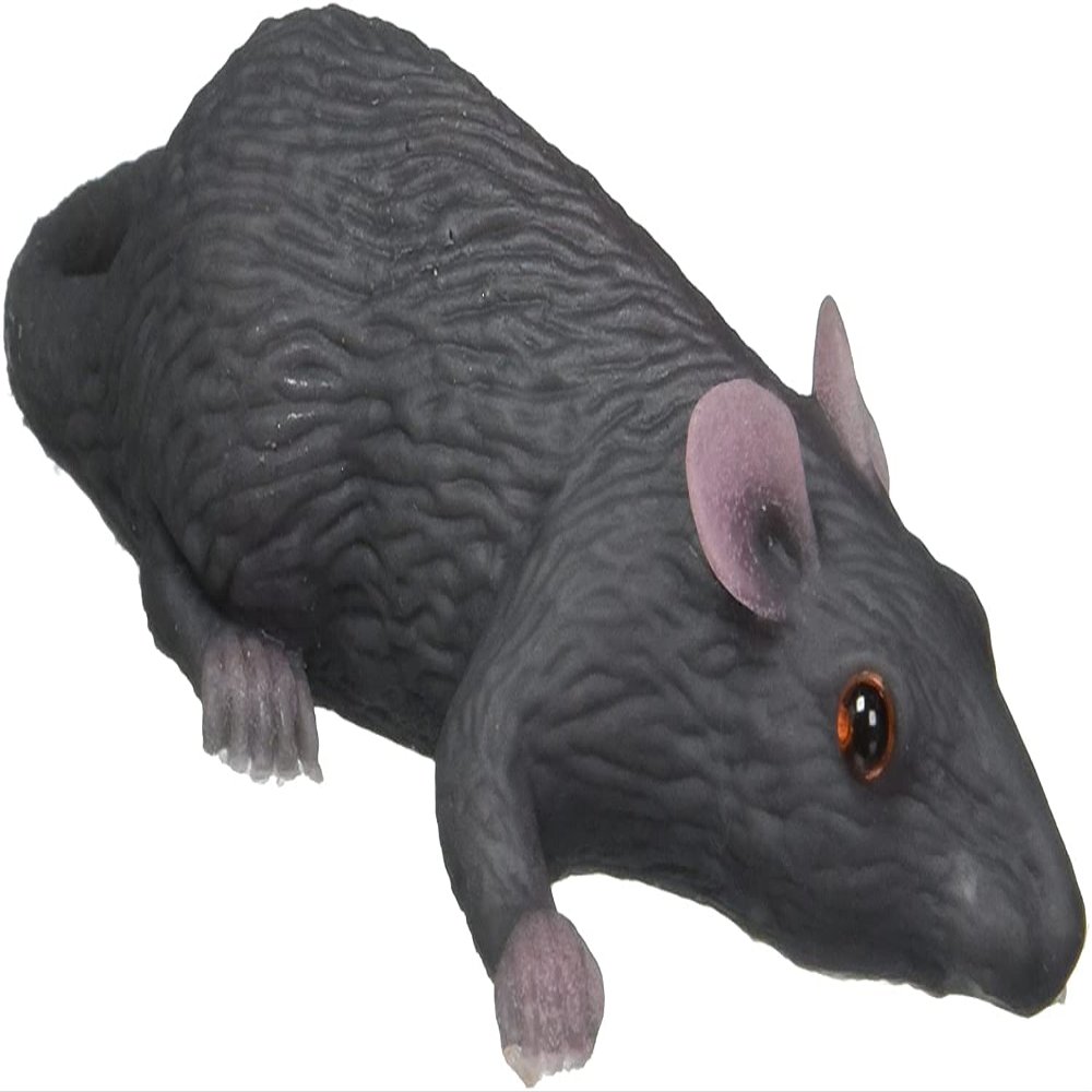 2 Novelty Real Looking Fake Rubber Mouse- Halloween