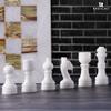 Radicaln Marble Chess Set 12'' Inches White and Green Onyx Handmade Luxury Board Games for Adults, Ideal Marble Chess Board Game Set & Chess Pieces for Home Decor view 2