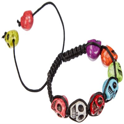 amscan Skull Bracelet Costume Accessory | Multicolor | 1 Pc.